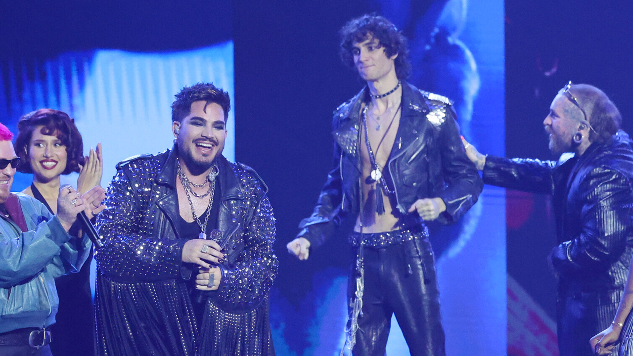 Adam Lambert Makes Surprise Appearance During George Michael Tribute at MTV VMAs 2026 With Sombr, Raye & Teddy Swims