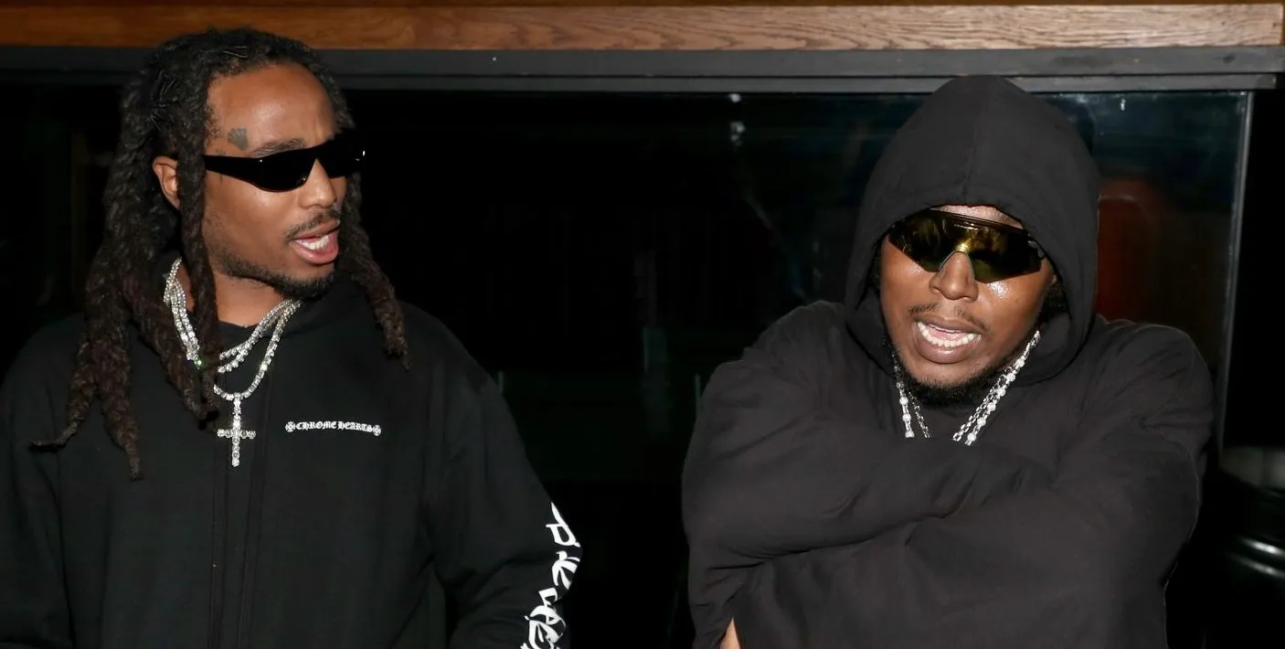 Quavo & Offset Reunite At ‘Qrömelife’ Album Listening Party & Tease Collaboration (VIDEO)