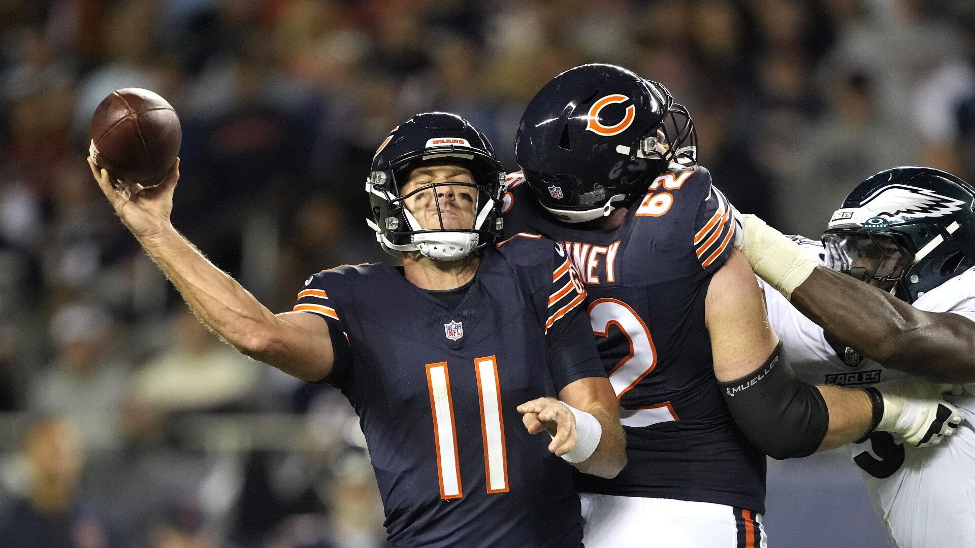 Case Keenum's second TD pass has Bears holding 20-7 lead