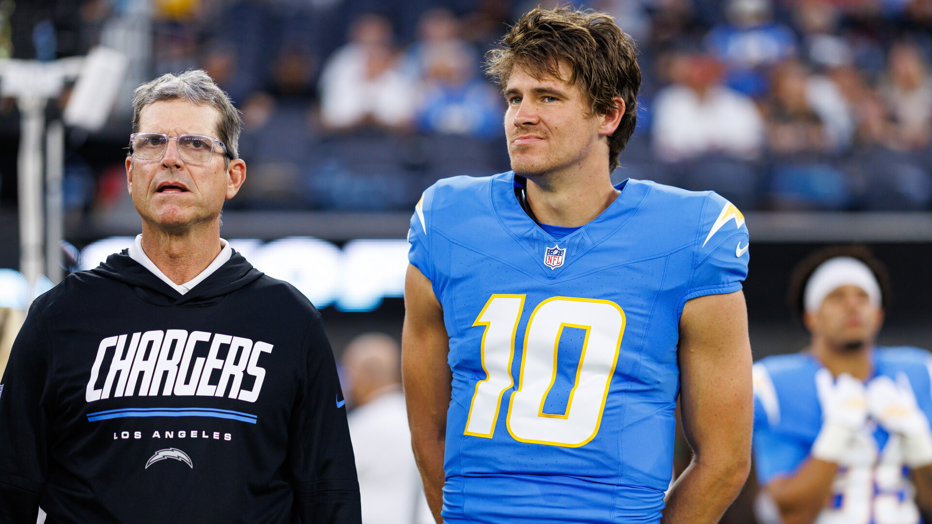 Jim Harbaugh: Justin Herbert needs to "be better" in his decision-making