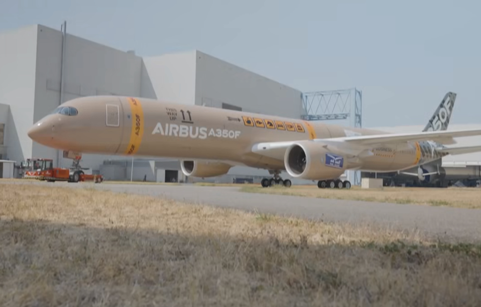 Airbus A350F first flight set for 29 September